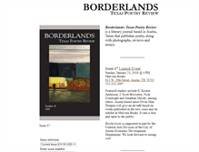 Tablet Screenshot of borderlands.org